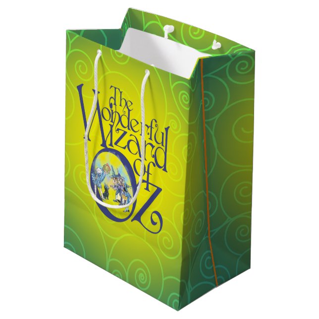 Classic Wizard of Oz  Gift Bag with Royal Crest (Back Angled)