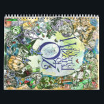 CLASSIC WIZARD of OZ HORIZONTAL - Any 12 Months! C Calendar<br><div class="desc">A Full Color Collection of reimagined vintage Wizard of Oz art and poems for every month of the year. You choose the months to start your calendar year! Now in a version made for the 8.5x11 inch calendar (there's also a larger vertical version available). Written and illuminated by Emerald City...</div>