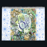 CLASSIC WIZARD of OZ HORIZONTAL - Any 12 Months! Calendar<br><div class="desc">A Full Color Collection of reimagined vintage Wizard of Oz art and poems for every month of the year. You choose the months to start your calendar year! Now in a version made for the 8.5x11 inch calendar (there's also a larger vertical version available). Written and illuminated by Emerald City...</div>