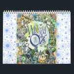 CLASSIC WIZARD of OZ HORIZONTAL - Any 12 Months! Calendar<br><div class="desc">A Full Color Collection of reimagined vintage Wizard of Oz art and poems for every month of the year. You choose the months to start your calendar year! Now in a version made for the 8.5x11 inch calendar (there's also a larger vertical version available). Written and illuminated by Emerald City...</div>