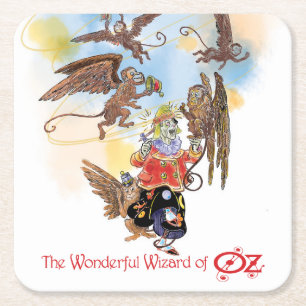 Classic Wizard of Oz No Rings on my table series! Square Paper Coaster