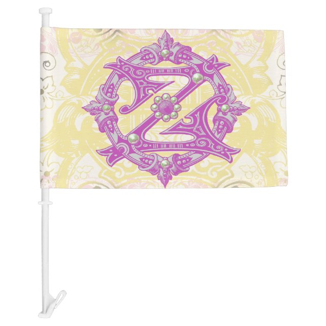 Classic Wizard of Oz "OZ" Car Flag (Front)
