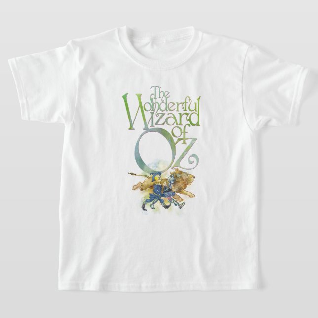 Classic Wizard of Oz tshirt with Dorothy's friends (Laydown)