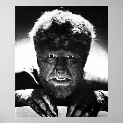 Classic Wolf Man  Poster