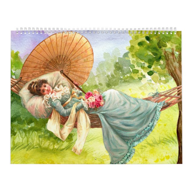 Classic Women Elegant Ladies Painting fine art Calendar (Cover)