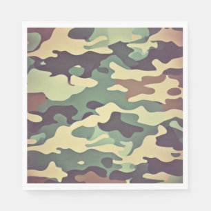 Classic Woodland Camouflage Napkins