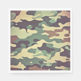 Classic Woodland Camouflage Napkins