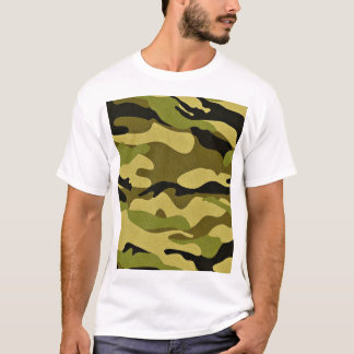 Classic Woodland Camouflage Pattern Men's Graphic T-Shirt
