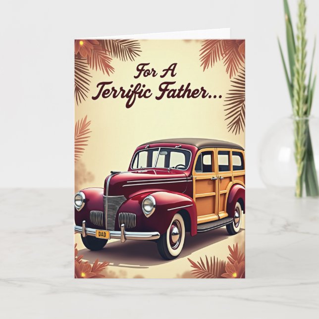 Classic Woody Fathers Day Card (Front)
