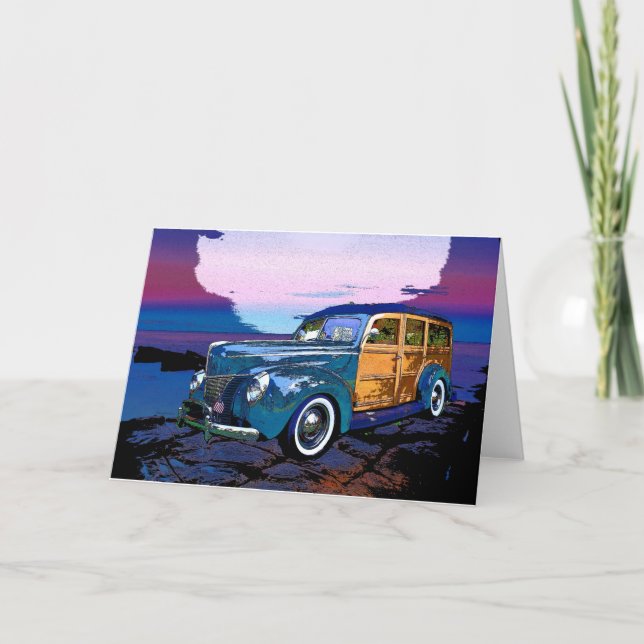 Classic Woody Greeting Card (Front)