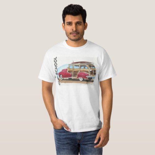 Classic Woody Old School Pacific Love Tee