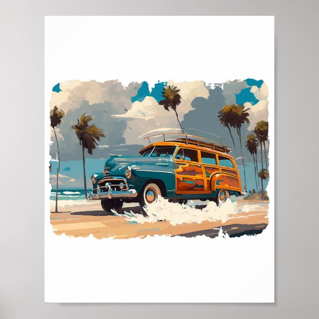 Classic Woody Wagon Poster (Front)