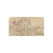 Classic World Map Checkbook Cover (Back)