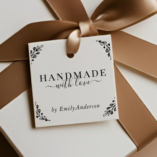 Classic Wreath Handmade with Love Product Self-inking Stamp