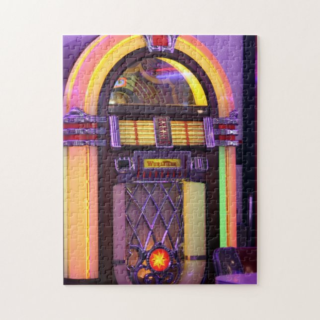Classic Wurlitzer Jukebox  Jigsaw Puzzle (Vertical)