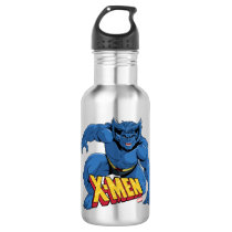 Classic X-Men | Beast Three-Point Landing Stainless Steel Water Bottle Classic X-Men | Beast Three-Point Landing Stainless Steel Water Bottle
