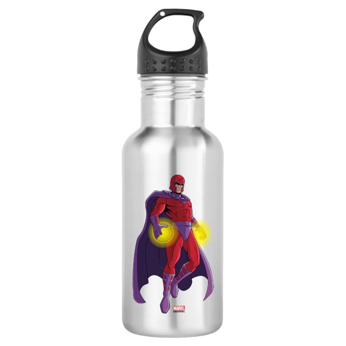 Classic X Men Magneto Using Powers Stainless Steel Water Bottle Zazzle Com