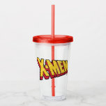 Classic X-Men | Red &amp; Gold X-Men Logo Acrylic Tumbler