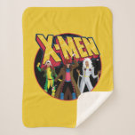 Classic X-Men | Rogue, Gambit, &amp; Storm Icon Sherpa Blanket