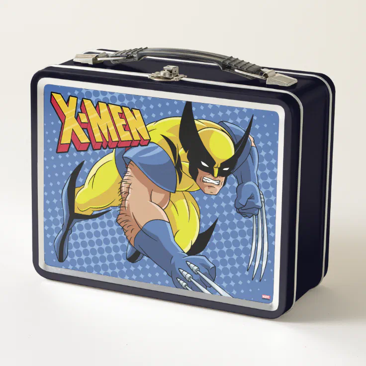 Classic X Men Wolverine With Claws Out Metal Lunch Box Zazzle