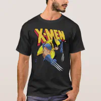  Marvel X-Men Wolverine Classic Retro Costume T-Shirt