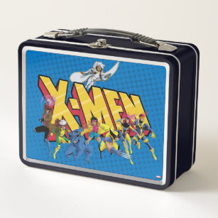 Marvel Comics Pages Pattern Metal Lunch Box