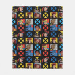Classic X-Men | X-Men Hero Character Grid Fleece Blanket