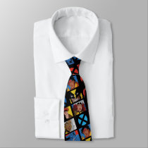 Classic X-Men | X-Men Hero Character Grid Neck Tie Classic X-Men | X-Men Hero Character Grid Neck Tie