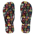 Classic X-Men | X-Men Villain Character Grid Flip Flops