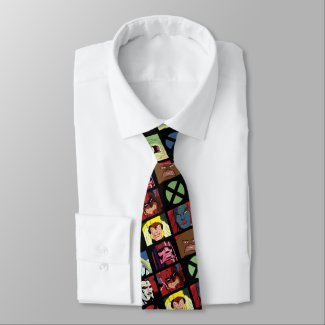 Classic X-Men | X-Men Villain Character Grid Neck Tie