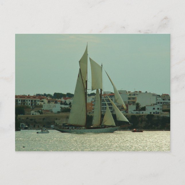 Classic Yacht Postcard (Front)