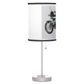 "CLASSIC YAMAHA MOTORCYCLE" TABLE LAMP (Left)