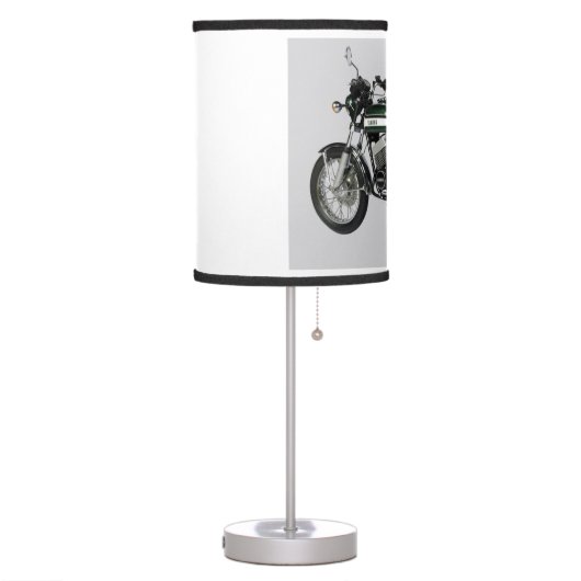 "CLASSIC YAMAHA MOTORCYCLE" TABLE LAMP (Left)