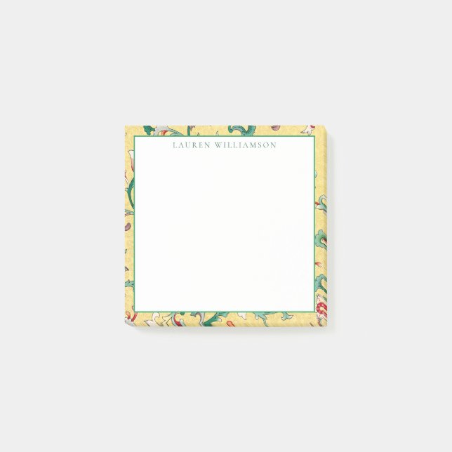 Classic Yellow and Green Chinoiserie Notes (Front)