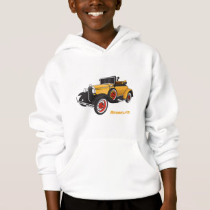 Classic yellow car 1931 hoodie
