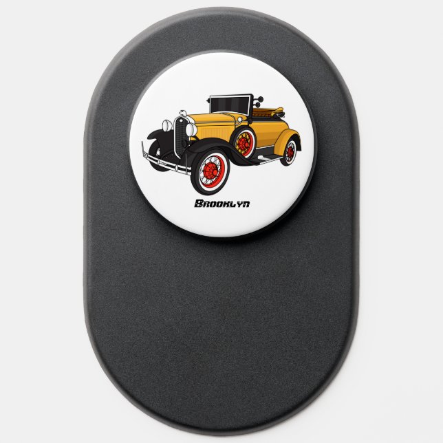 Classic yellow car 1931 PopSocket (Popsocket)