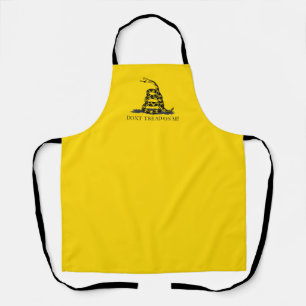 Classic Yellow Gadsden Flag Don't Tread on Me Apron