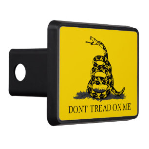 Classic Yellow Gadsden Flag Don't Tread on Me Hitch Cover