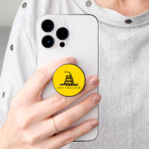 Classic Yellow Gadsden Flag Don't Tread on Me PopSocket