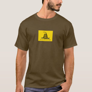 Classic Yellow Gadsden Flag Don't Tread on Me T-Shirt