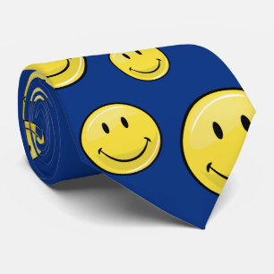 Classic Yellow Happy Face Neck Tie