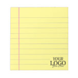 Classic Yellow Legal 5.5 x  6 With Logo  Notepad