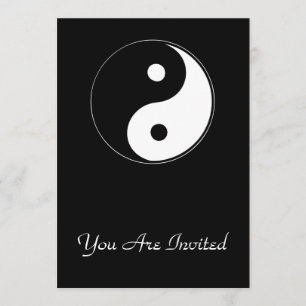 Classic Yin Yang Invitation