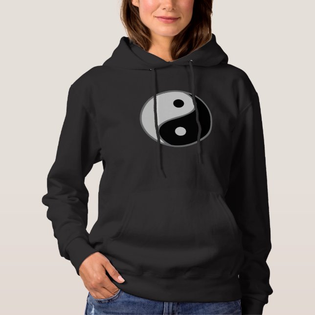 classic yinyang for balance life hoodie (Front)