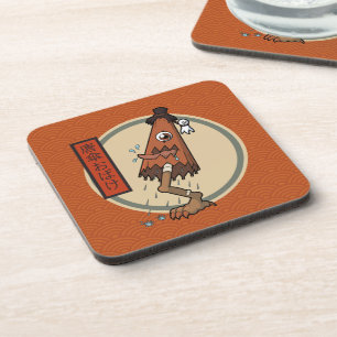 Classic Yokai Karakasa-obake- Japanese Folklore Beverage Coaster