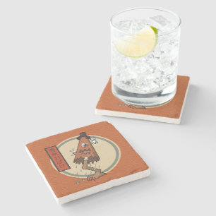 Classic Yokai Karakasa-obake- Japanese Folklore Stone Coaster
