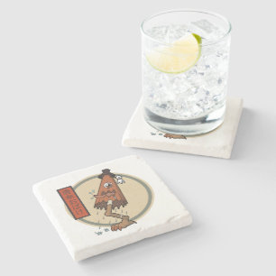 Classic Yokai Karakasa-obake- Japanese Folklore Stone Coaster