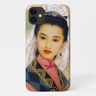 Classic young beautiful chinese princess Guo Jin Case-Mate iPhone Case