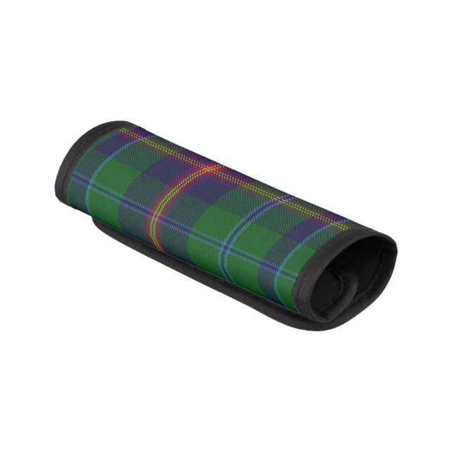 Classic Young Clan Plaid Luggage Handle Wrap (Angled)