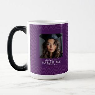 Classic Zigzag Pattern Mom Graduation Gift Color Morph Mug